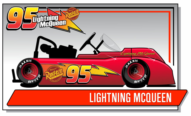 LIGHTNING MCQUEEN SIDE WRAPS